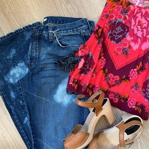 MAVI Flare Sexy Low Rise Slim Jeans